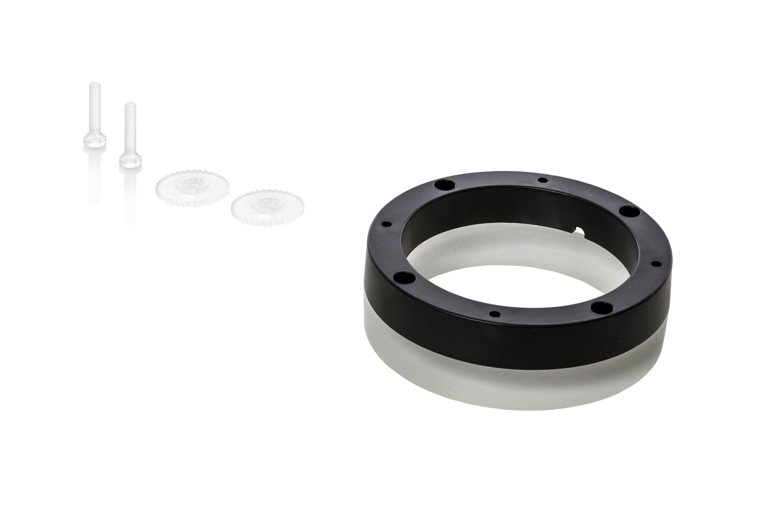 product picture of extra mounting ring set with leveling foot black